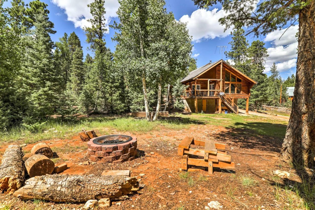 Cozy Utah Cabin With Deck And Fire Pit! Duck Creek Village Buitenkant foto